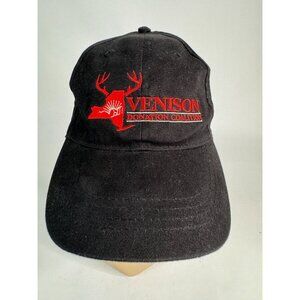 Venison Donation Coalition Black Adjustable Cap Embroidered